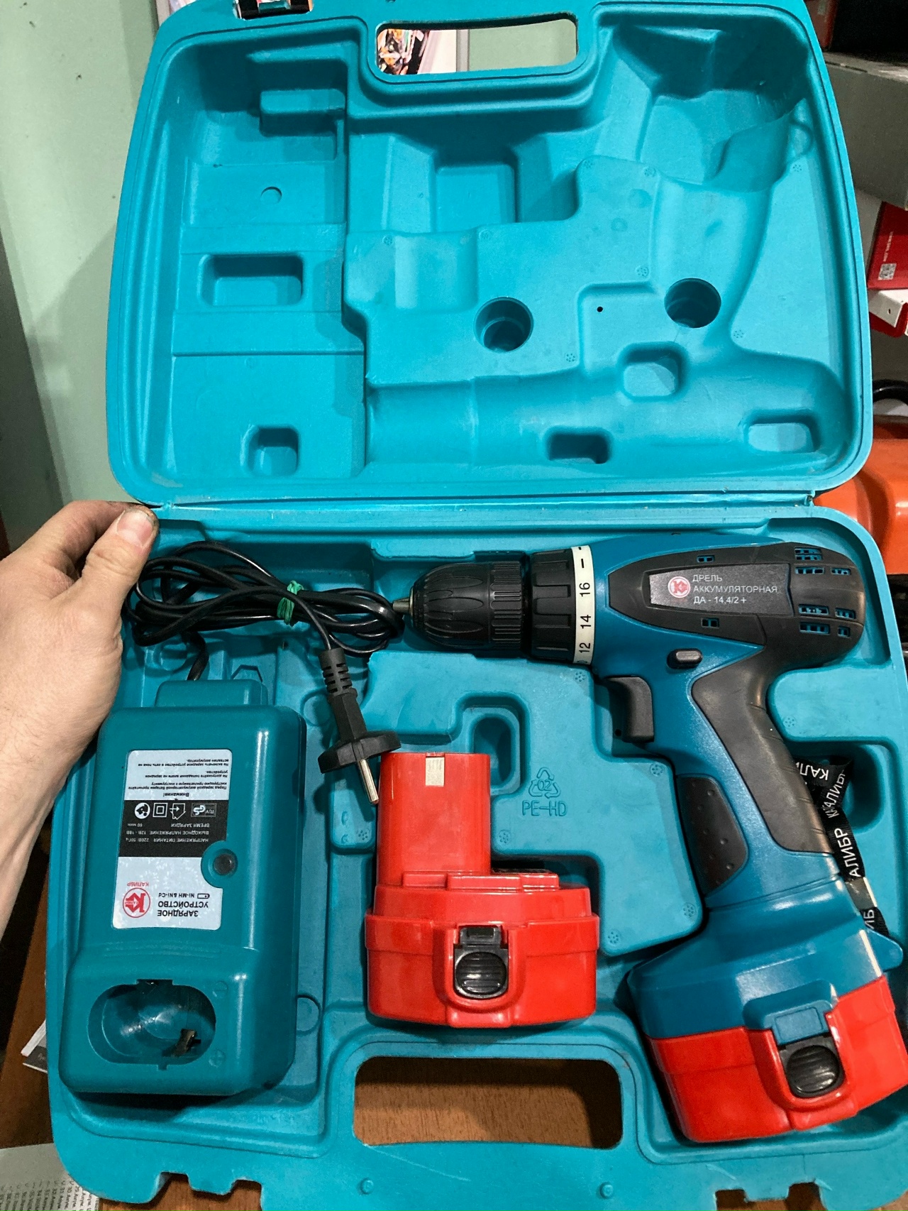 Шуруповёрт Калибр ДА-14,4/2 под восстановление