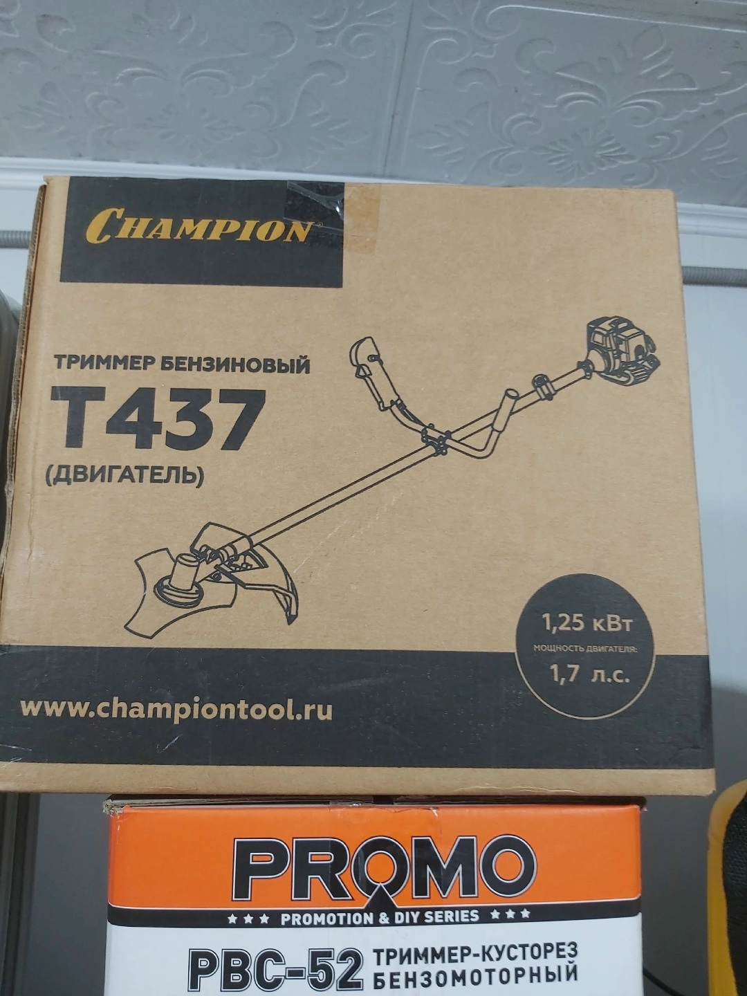 Триммер бензиновый Champion T437