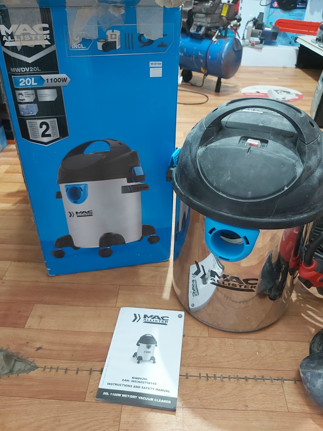 Пылесос MacAllister MWDV20L