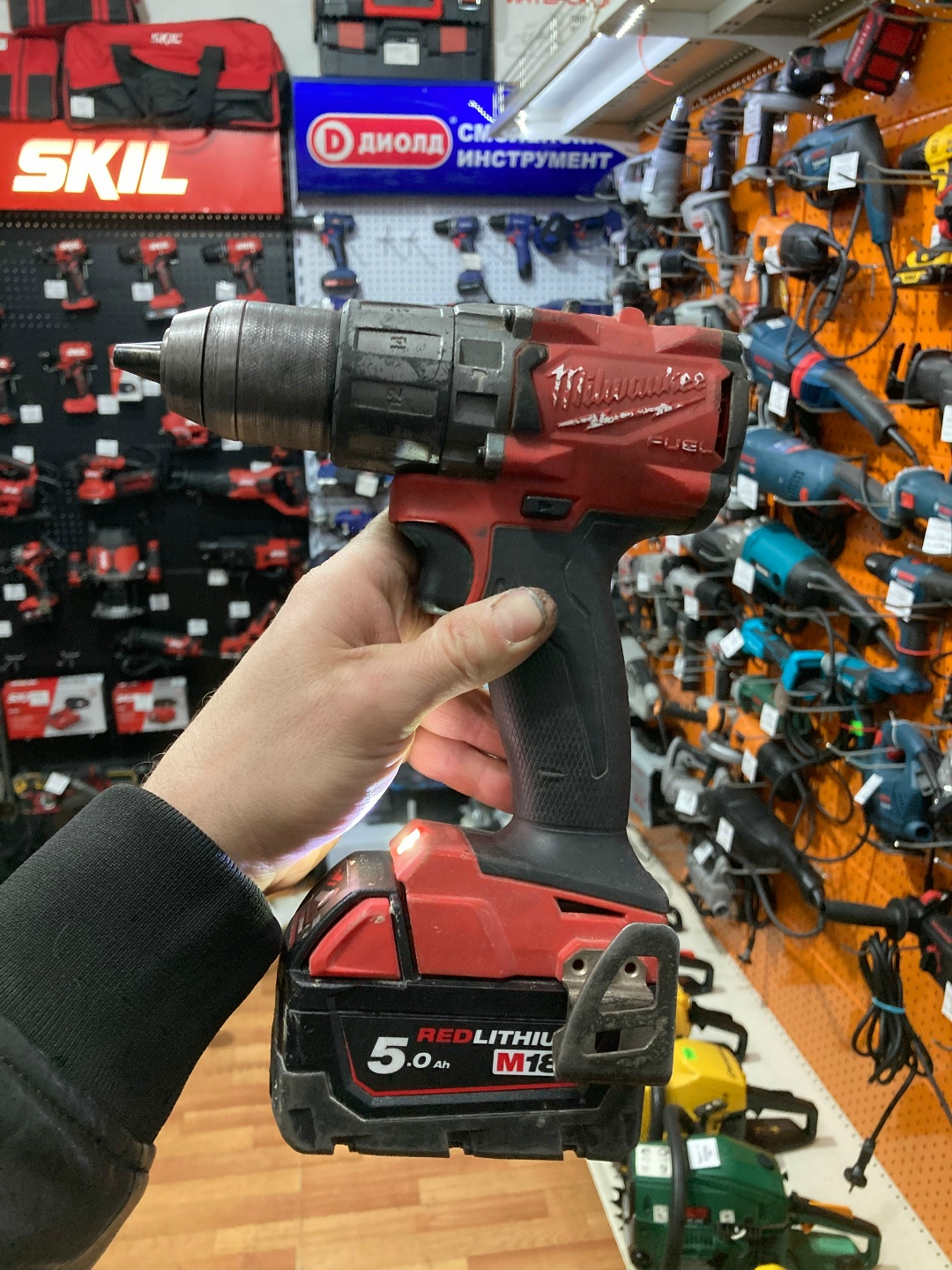 Шуруповерт Milwaukee M18 FPD2 +1 АКБ на 5 аМч