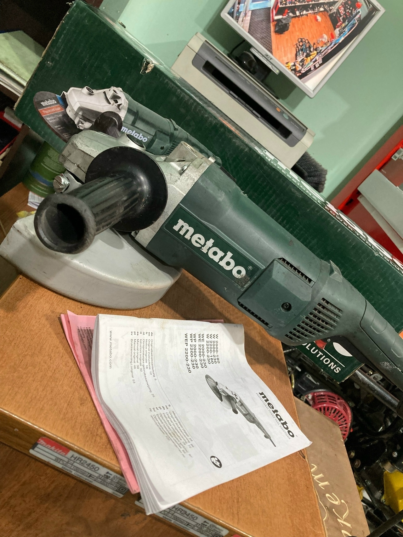 Болгарка metabo WE 2200-230