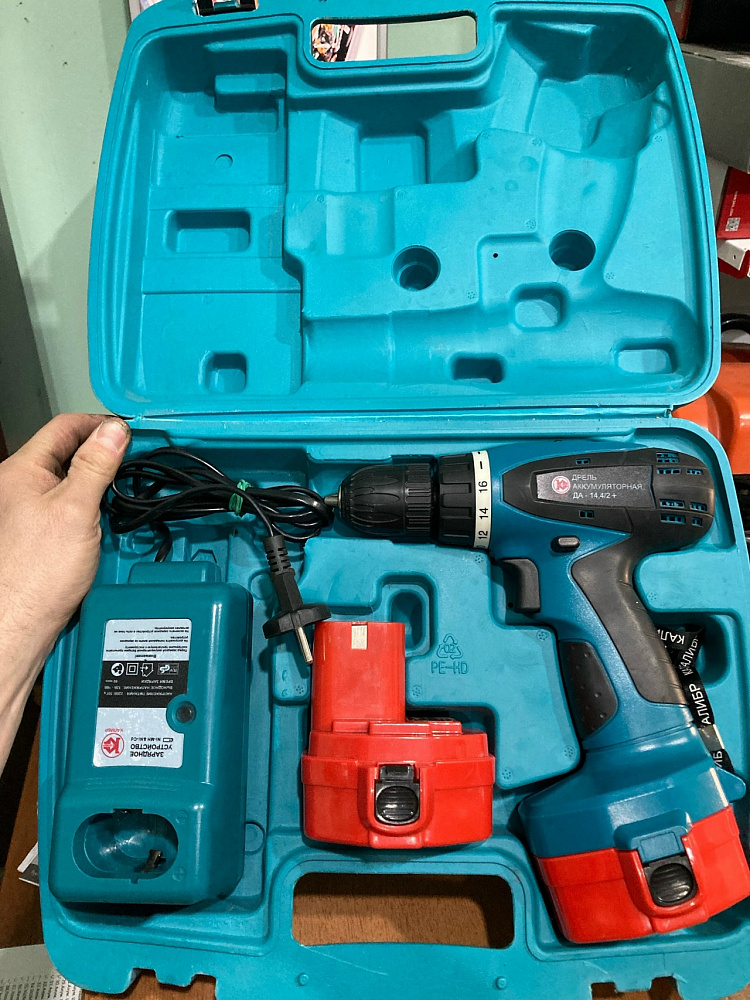шуруповёрт калибр да-14,4/2 под восстановление