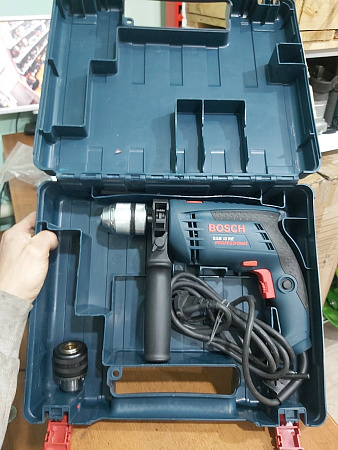 дрель-шуруповерт bosch gsb 13re (бзп) 0601217100