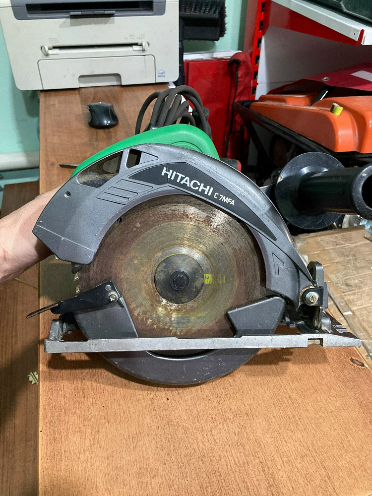 дисковая пила hotachi c7mfa