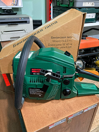 бензопила redverg basic gc-45c новая. полный комплект.