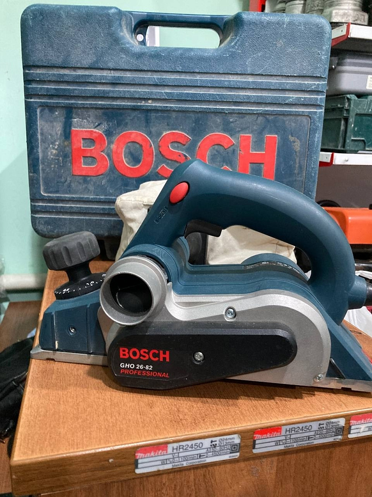 электрорубанок bosch gho 26-82